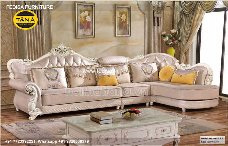 Wooden Sofa Set Wooden Genuine Leather Couch Set No-10214 28 Seater Wooden Sofa Below 10000