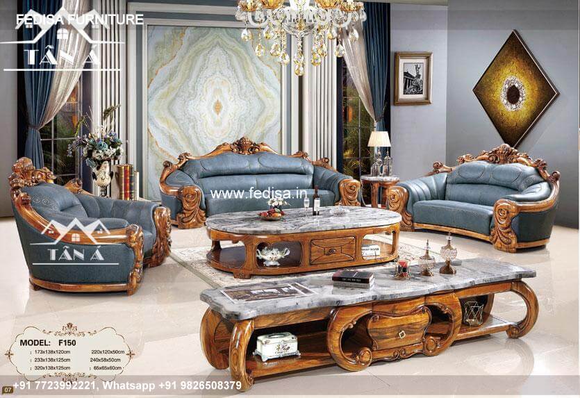 Wooden Sofa Set Wooden 11 Piece Sofa No-10223 Second Hand Wooden Sofa Set