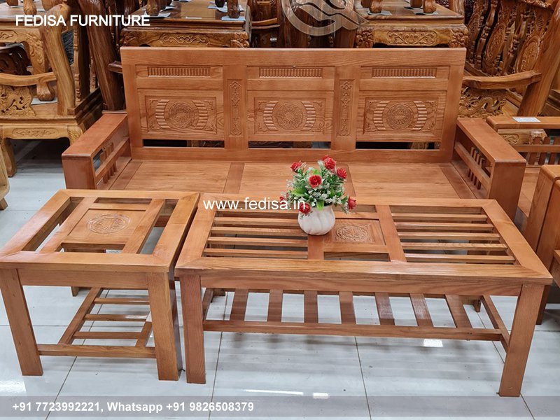 Wooden Sofa Set Wooden Godrej Ka Sofa No-10309 Wooden Setty Set