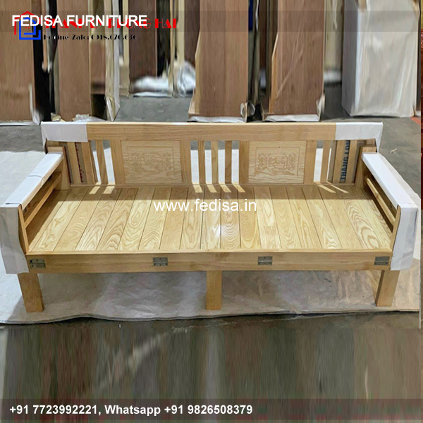 Wooden Sofa Set Wooden Leather Sofa Set No-10320 Wooden Settee