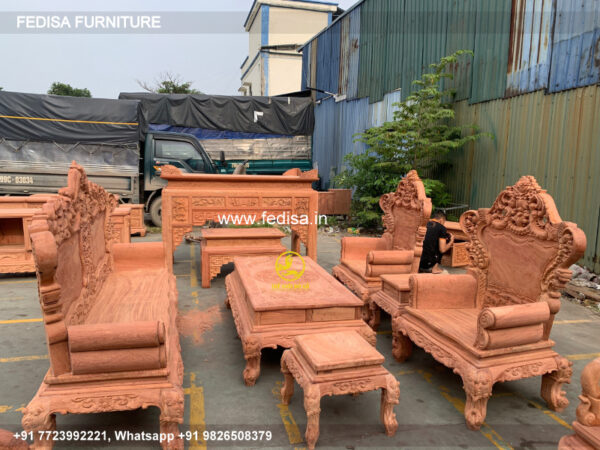 Wooden Sofa Set Wooden Cane Sofa Set No-10349 Simple Sofa Set Wooden