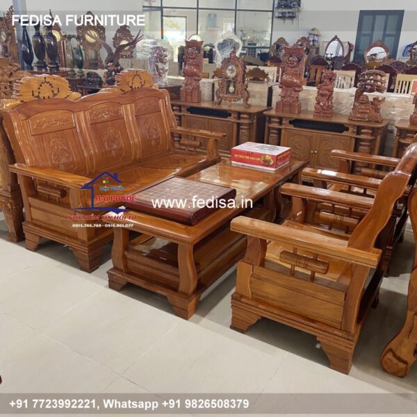 Wooden Sofa Set Wooden Iron Sofa Set No-10391 Corner Sofa Set Wooden