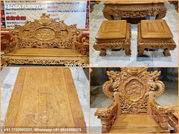 Wooden Sofa Set Wooden Sofa Set With Table No-10440 Maharaja Sofa Wooden