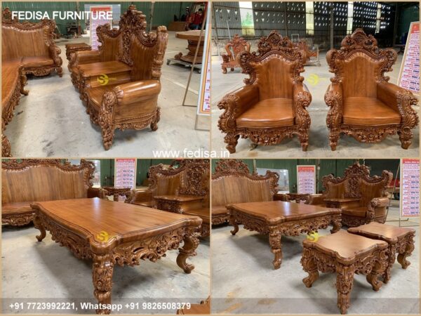 Wooden Sofa Set Wooden 11 2 Sofa No-10447 Wooden Sofa Set Online
