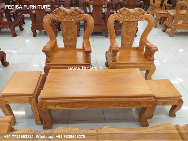 Wooden Sofa Set Wooden Genuine Leather Sofa Set No-10463 13 Seater Wooden Sofa Below 10000