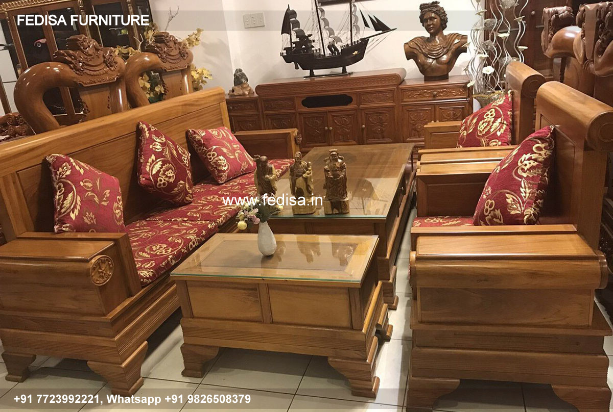 Wooden Sofa Set Wooden 10 Piece Couch Set No-10482 Latest Wooden Sofa