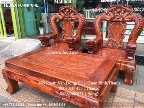 Wooden Sofa Set Wooden Tufted Couch Set No-10546 Wooden Sofa Set Below 5011