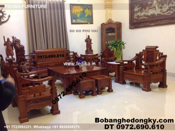 Wooden Sofa Set Wooden Shobha Set No-10622 Wooden Frame Sofa Set