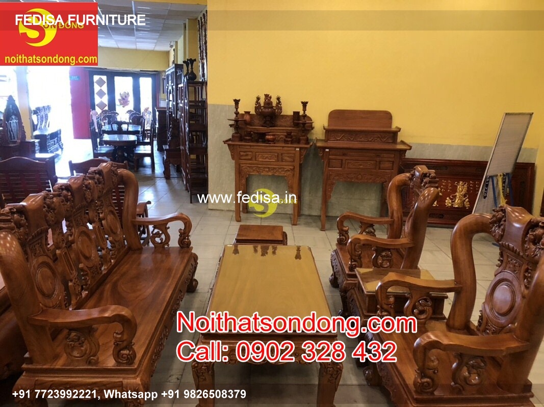 Wooden Sofa Set Wooden L Shape Sofa With Table No-10633 Old Wooden Sofa Set Olx