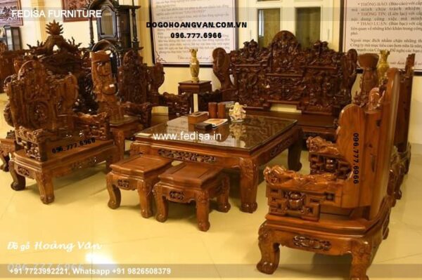 Wooden Sofa Set Wooden Leather Reclining Living Room Sets No-10649 Urban Ladder Wooden Sofa