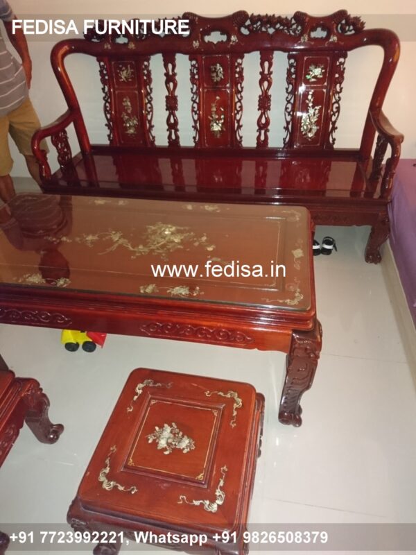 Wooden Sofa Set Wooden Sofa Set With Storage No-10656 Simple Wooden Sofa Set