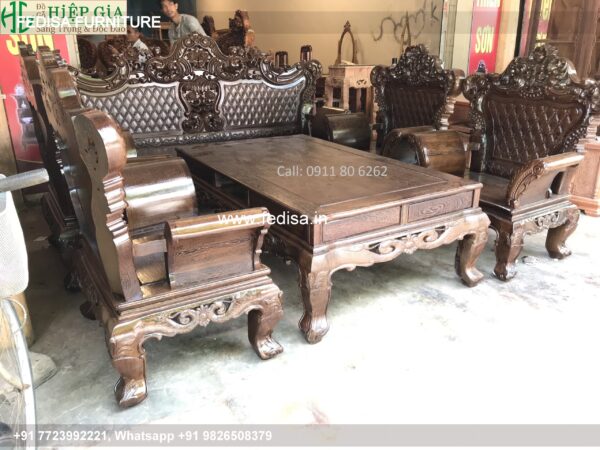 Wooden Sofa Set Wooden Shoe Set No-10671 Wooden Sofa Royal Set