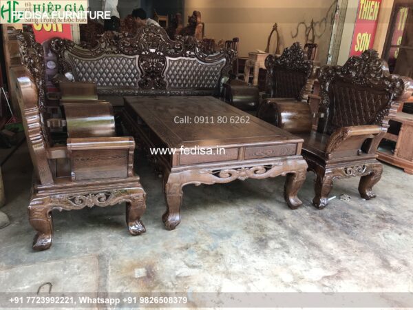 Wooden Sofa Set Wooden Long Sofa Set No-10672 Modern Wooden Sofa Set