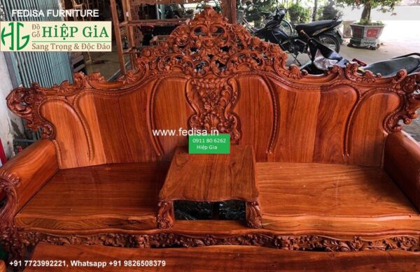 Wooden Sofa Set Wooden Brown Leather Couch Set No-10676 Wooden Sofa Set Below 5013
