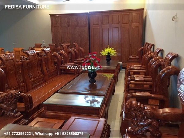 Wooden Sofa Set Wooden Floral Sofa Set No-10715 Wooden Sofa Online