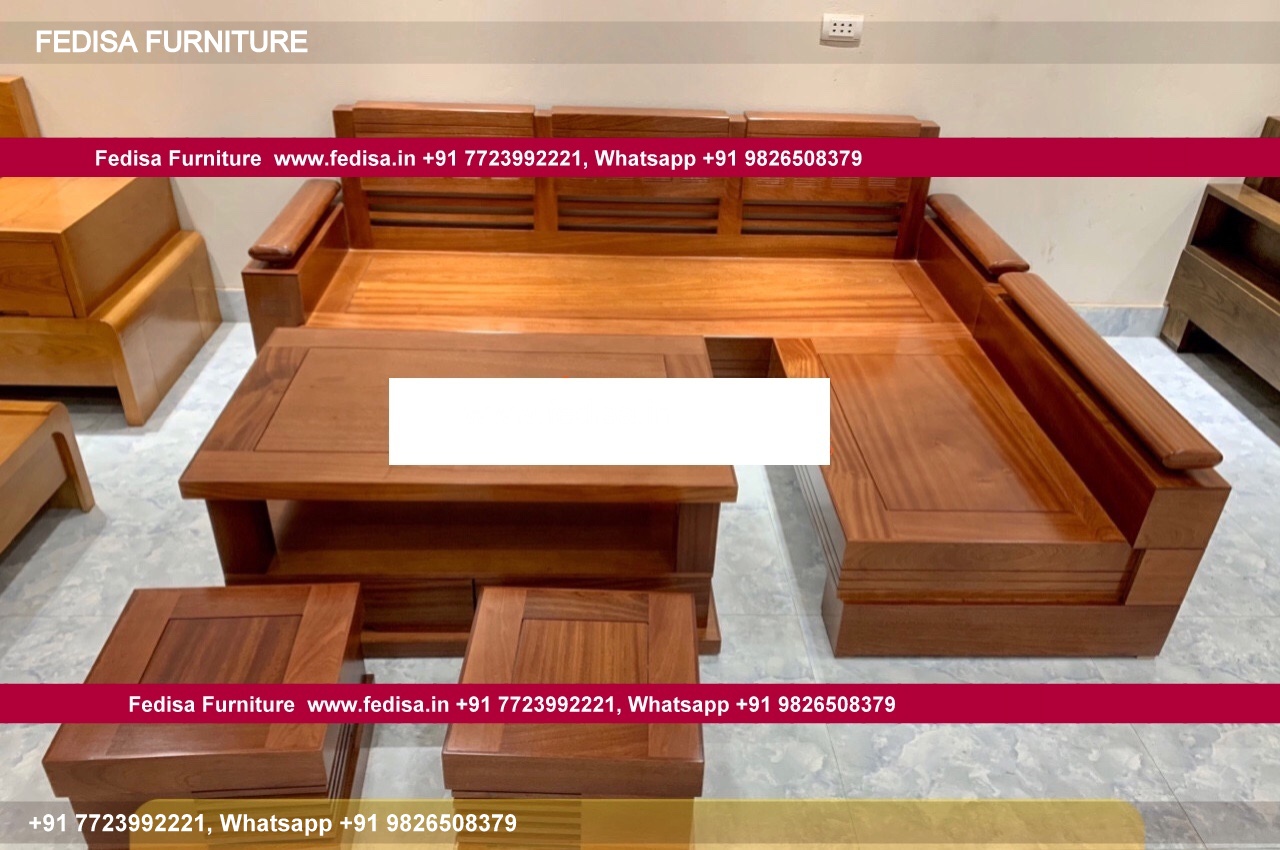 Wooden Sofa Set Wooden White Couch Set No-10749 Wooden Sofa Frame Manufacturers