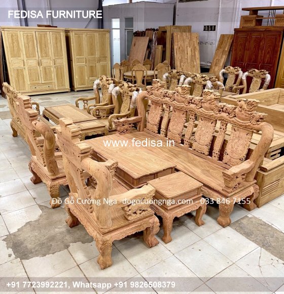 Wooden Sofa Set Wooden Leather Living Room Furniture Sets No-10786 Simple Wooden Sofa Set