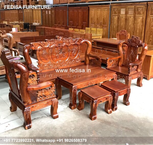 Wooden Sofa Set Wooden Setty For Drawing Room No-10845 Wooden Sofa Online