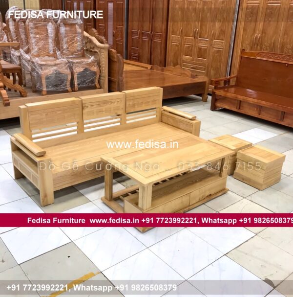 Wooden Sofa Set Wooden Leather Couch Set For Sale No-10864 Sofa Set Price Wooden