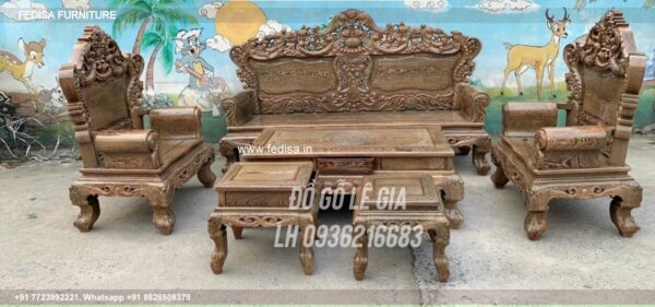 Wooden Sofa Set Wooden Black L Shaped Sofa No-10947 Wooden Frame Sofa Set