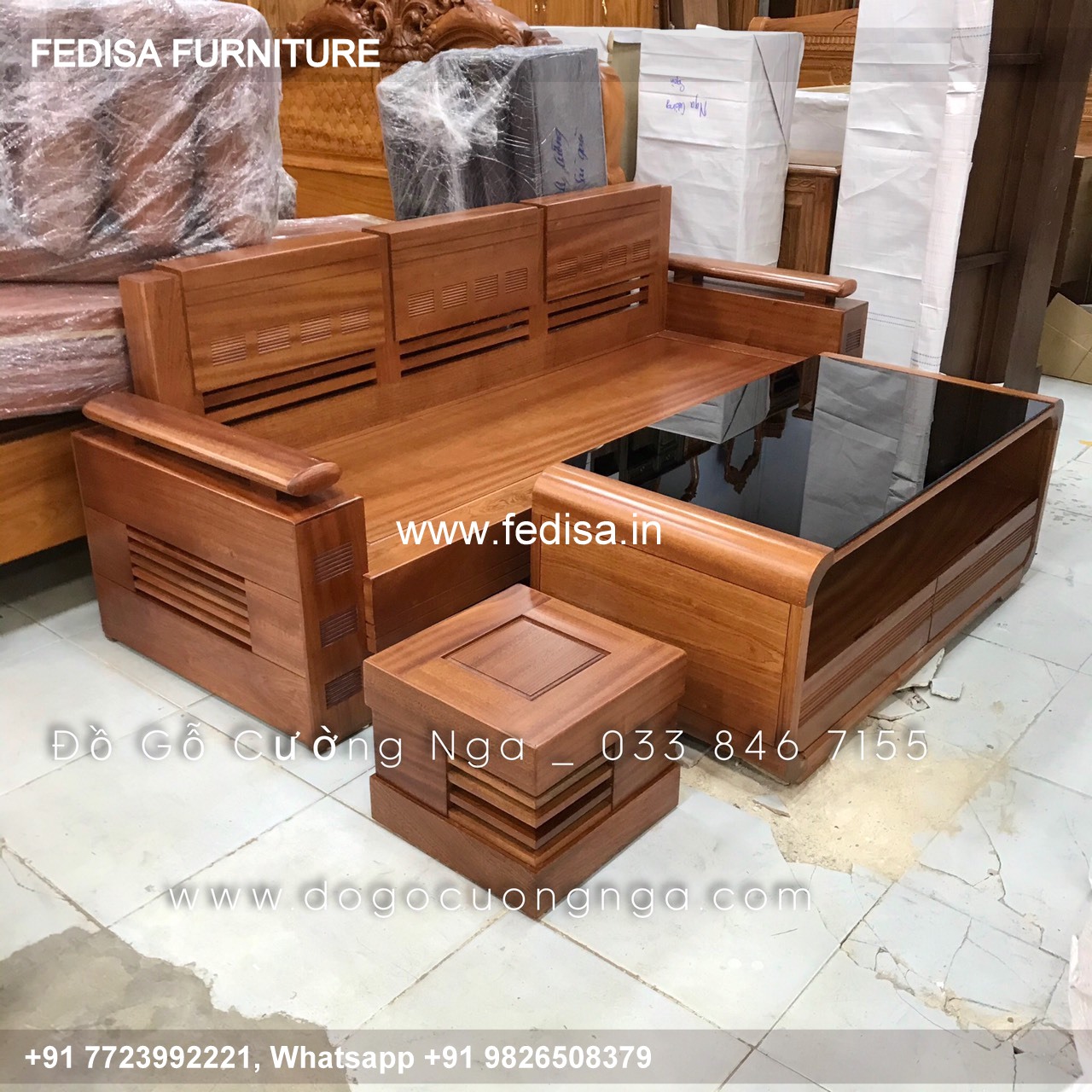 Wooden Sofa Set Wooden Blue Sofa Set Living Room No-10964 Wooden Sofa Set Price