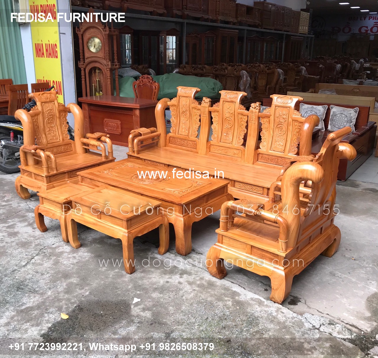 Wooden Sofa Set Wooden Affordable L Shaped Couch No-10969 L Shape Wooden Sofa