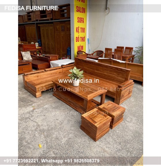 Wooden Sofa Set Wooden Sofa And Footstool Set No-11005 Royal Wooden Sofa Set