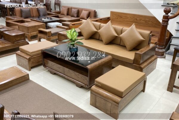 Wooden Sofa Set Wooden Chesterfield Sofa L Shape No-11030 Wooden Corner Sofa