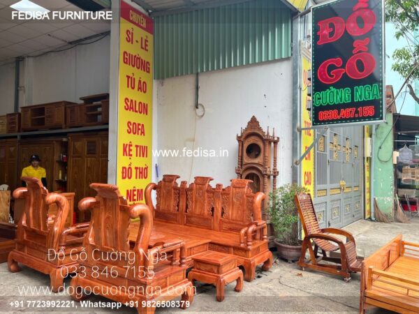 Wooden Sofa Set Wooden 11 & 2 Seater Sofa Set No-11118 Amazon Sofa Set Wooden