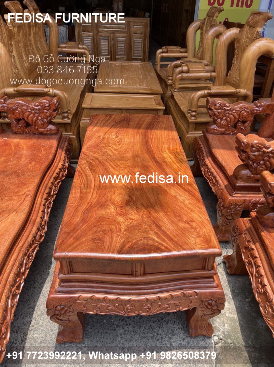 Wooden Sofa Set Wooden Pascal 4 Seater Sofa Set No-11128 Best Wooden Sofa