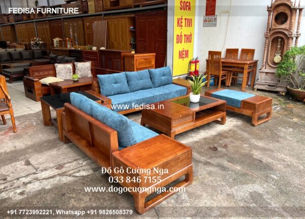 Wooden Sofa Set Wooden Bharat Lifestyle L Shape Sofa No-11233 Damro Wooden Sofa Set