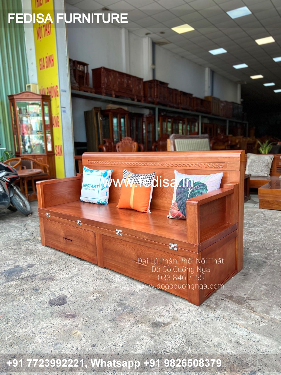 Wooden Sofa Set Wooden L Shaped Sleeper Sectional No-11249 Wooden Carved Sofa Set