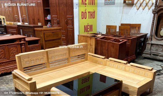 Wooden Sofa Set Wooden Simple L Shape Sofa No-11322 Modern Wooden Sofa Set