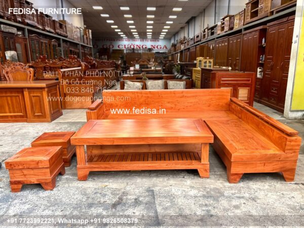 Wooden Sofa Set Wooden Modern L Shaped Sectional No-11382 Second Hand Wooden Sofa Set