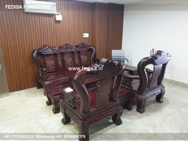 Wooden Sofa Set Wooden Pink L Shaped Sofa No-11421 28 Seater Wooden Sofa