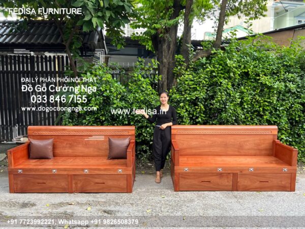 Wooden Sofa Set Led Wooden Couch Set No-11516 Wooden Royal Sofa Set