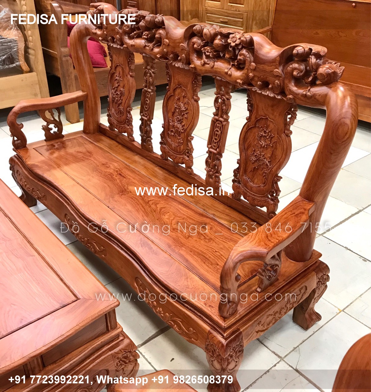 Wooden Sofa Set Wooden Button Sofa Set No-11563 L Shape Sofa Set Wooden