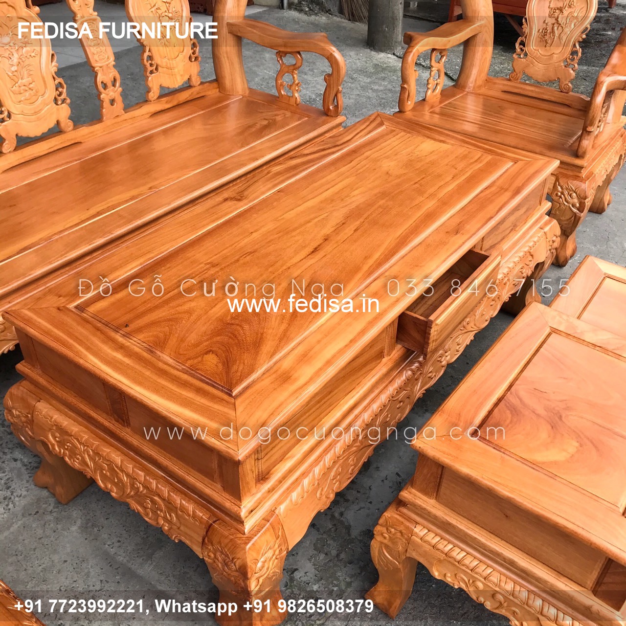Wooden Sofa Set Wooden Three Set Sofa No-11568 30 Seater Wooden Sofa Below 10000