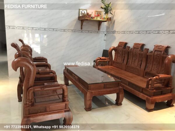 Wooden Sofa Set Wooden U Shape Modular Sofa No-11594 Wooden Sofa Frame Manufacturers