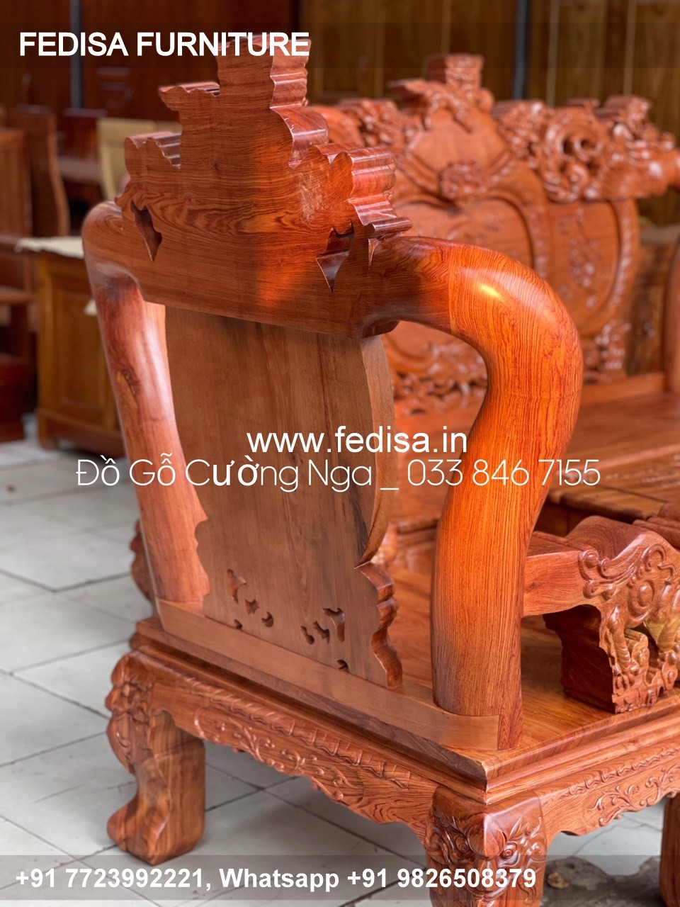 Wooden Sofa Set Wooden Sofa Set For Hall No-11720 Black Wooden Sofa Set