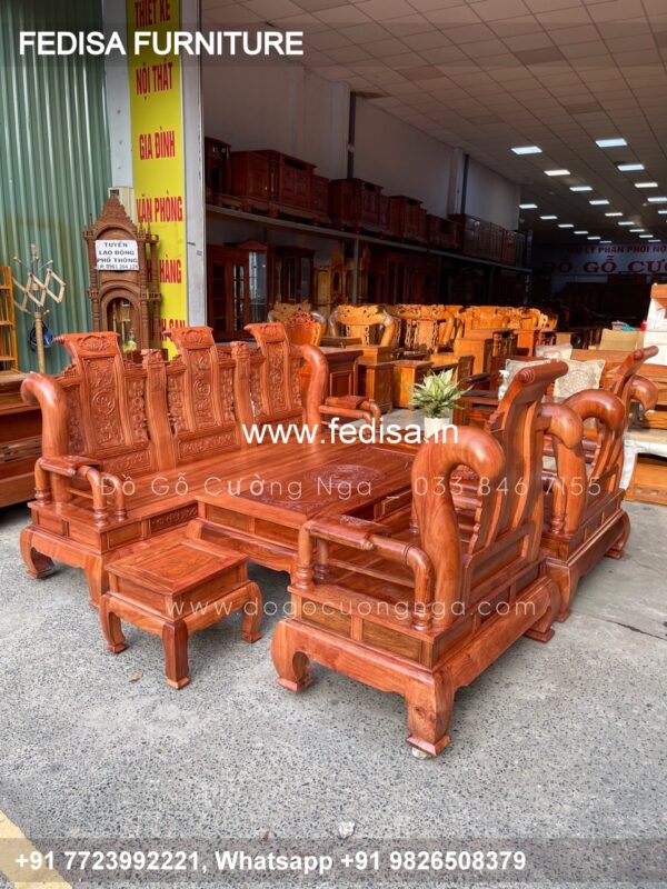 Wooden Sofa Set Wooden Wooden Sofa Set Online No-11738 L Shape Wooden Sofa