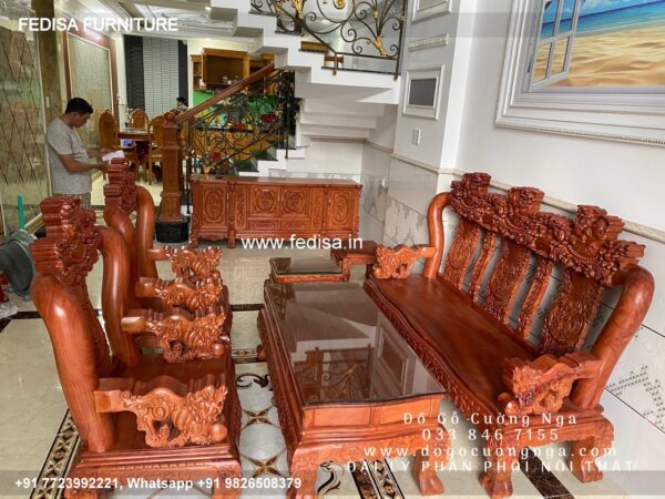 Wooden Sofa Set Wooden Mini Sofa Set No-11759 Wooden Street Sofa Set
