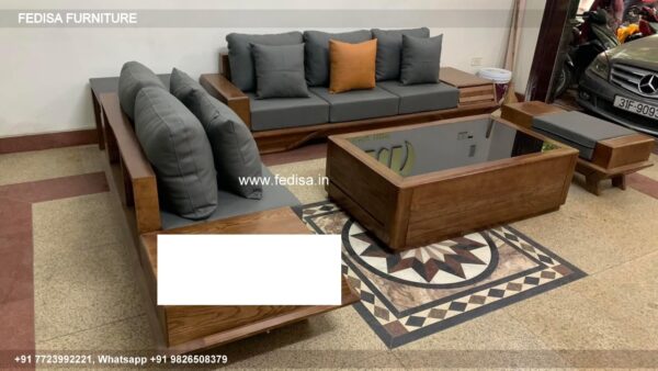 Wooden Sofa Set Wooden Setty Set No-11783 Royal Oak Wooden Sofa Set