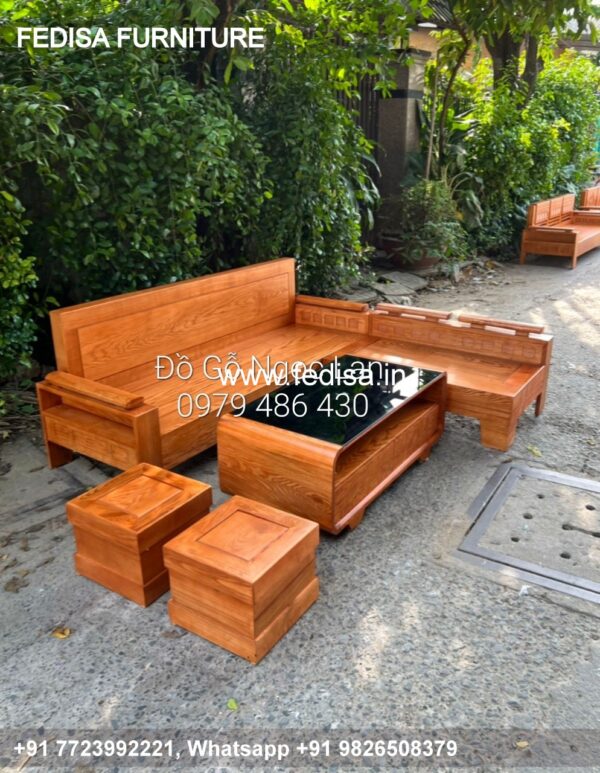 Wooden Sofa Set Wooden 12 Set Sofa No-11871 Wooden Setty