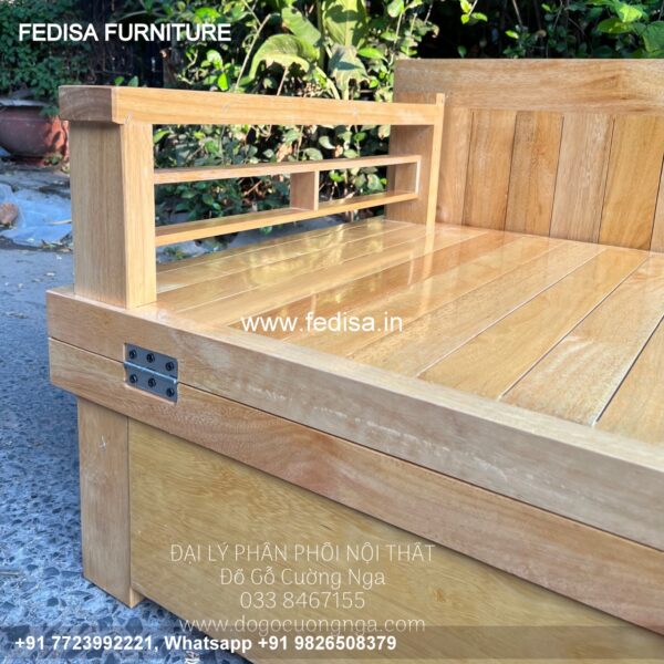 Wooden Sofa Set Wooden Blue L Shaped Sofa No-11880 Simple Wooden Sofa Set