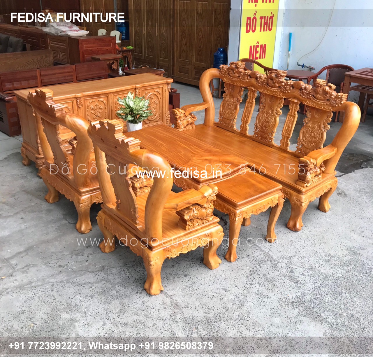 Wooden Sofa Set Wooden Sofa Set With Storage No-11945 Simple Wooden Sofa Set
