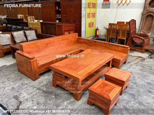 Wooden Sofa Set Wooden 15 Seater L Shape Sofa No-11984 Amazon Wooden Sofa Set