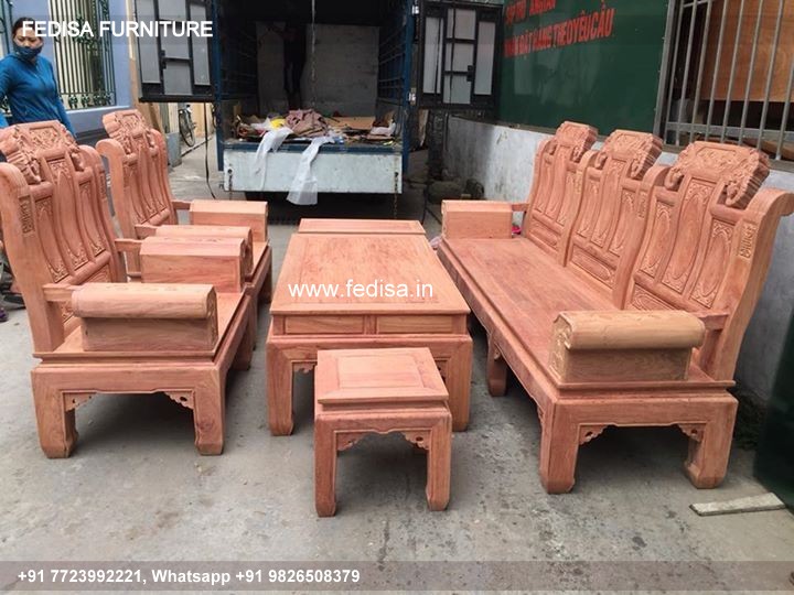 Wooden Sofa Set Wooden Golden Sofa Set No-12013 63 Seater Wooden Sofa Set
