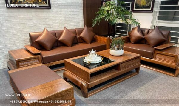 Wooden Sofa Set Wooden Sofa Ka Price No-12240 Black Wooden Sofa Set