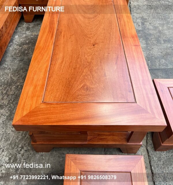 Wooden Sofa Set Wooden Lounge Sofa Sectional No-12259 Wooden Settee